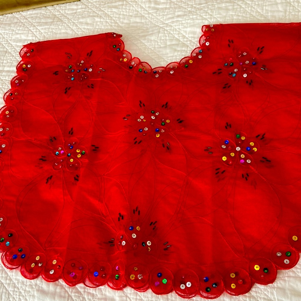 Filipiniana bolero and skirt